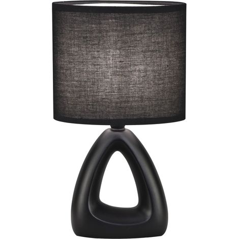 Lámpara de mesa Greip Negra 1xE14