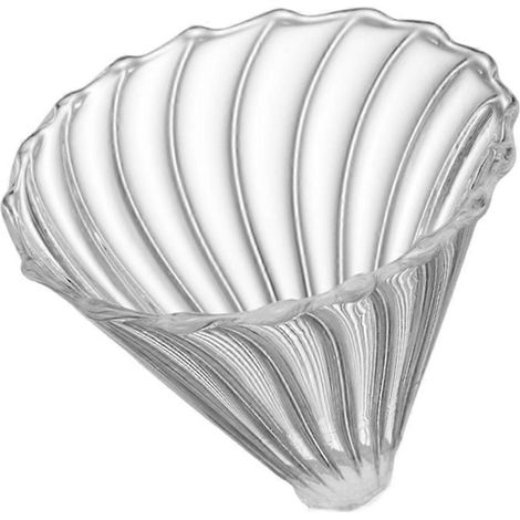 Tasse filtre à café en verre, entonnoir filtre pour cuisine, tasse filtrante réutilisable pour café filtre, accessoire de préparation de café. (1/4)