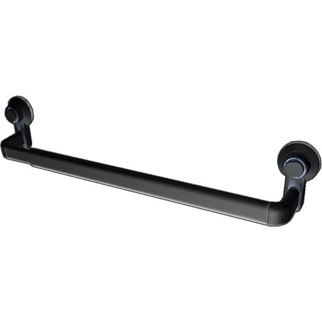 Porte-serviettes sans trace de perforation pour salle de bain, horizontale, barre extensible à ventouse, porte-serviettes de rangement (1/5)
