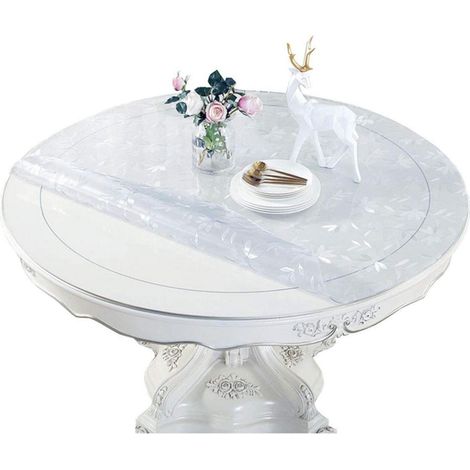 Nappe ronde en PVC 90cm, 2mm d'épaisseur, imperméable, résistante aux rayures