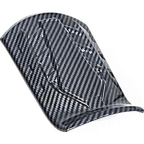 Accessoires pour bouchon de réservoir de carburant en plastique avec impression par transfert d'eau et texture en fibre de carbone modifiée, compatibles avec les Yamaha XMAX300 (2020-2024).