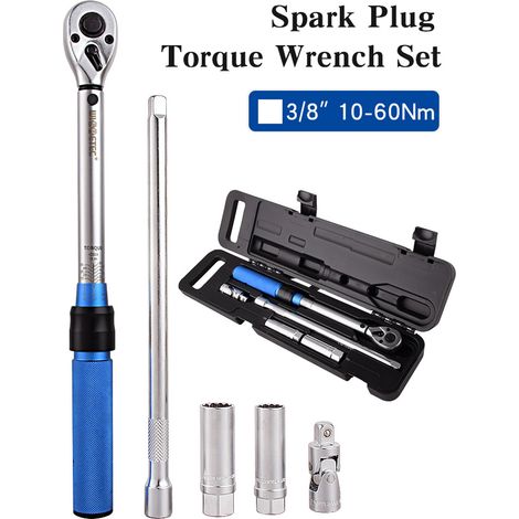 Clé dynamométrique Sprak Plug 1060 Nm, outil multifonction pour réparation automobile, joint universel, rotation libre à 360°