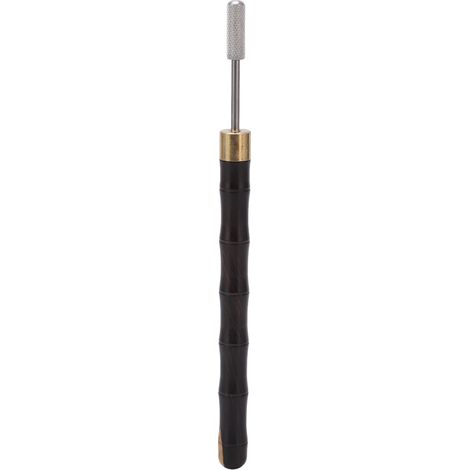 Stylo à teinter les bords en cuir avec manche en bambou et finition brillante - Idéal pour les projets DIY et artisanat en cuir (1/5)
