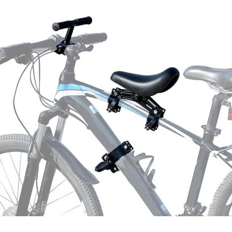 Siège enfant avant pour vélo, spécialement conçu pour les VTT. Comprend guidon et pédales. Sûr et confortable. Pour VTT et... (1/5)
