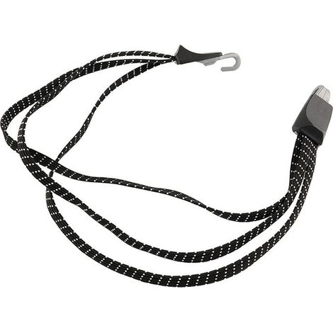 Lot élastiques vélo extensibles avec crochets pour fixer bagages, valises, sangles caoutchouc rétractables. (1/5)