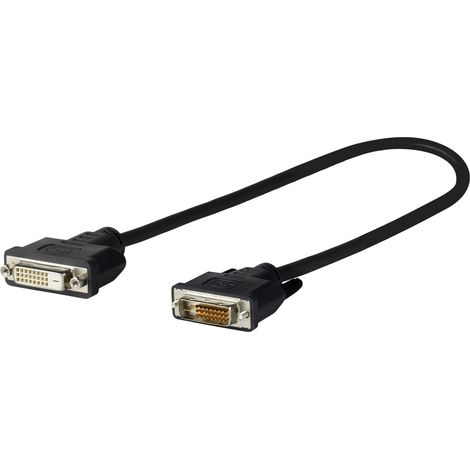 Vivolink PRODVIADAPDVI  DVI-Kabel DVI 0,2 m DVI-D Schwarz
