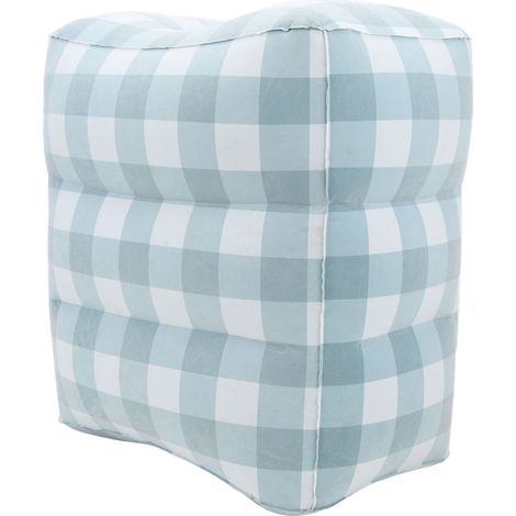 Coussin repose-pieds gonflable pour voyage, coussin repose-jambes pour voiture, coussin repose-jambes pour avion, train, maison ou bureau, double valve (1/5)