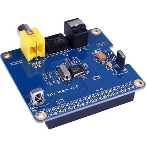 DiGi+ I2S SPDIF RCA Glasfaser-HiFi-Digital-Soundkarte für Raspberry Pi 3/2 B+ (1/5)
