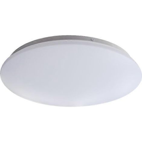 Plafonnier LED spécial salle de bain, lumière blanche neutre 4000 Kelvin, plaque LED 24 W, design élégant, 270 mm (1/5)