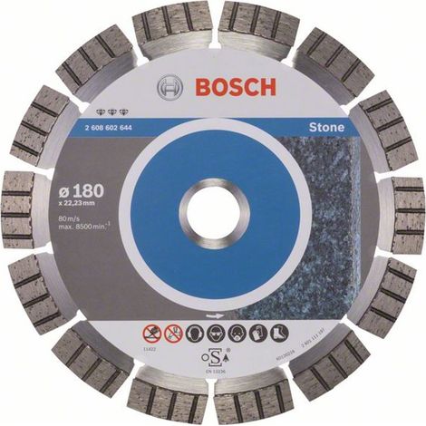 Bosch - Diamanttrennscheibe für Stein 180x22,23 mm 2608602644