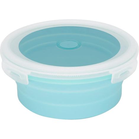 Bol de camping pliable en silicone portable 500ML