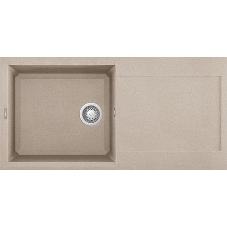 Lavello Elleci Incasso 1 vasca 100x50 Easy 480 Granitek Avena LGY48051