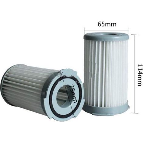 Filtres HEPA de Rechange pour aspirateur Electrolux - - ZS201 ZS203 ZT17635 - Gris - Sans sac (1/2)