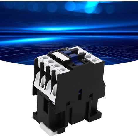 Contacteur CA triphasé basse tension CJX2-18 AC380V 18A sur rail, contacts argentés (1/5)