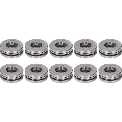 Packung mit 10 unidirektionalen Axialkugellagern 51202, Ersatzteilset für Industrieanlagen, Ersatzteile. (1/5)