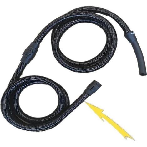 Tuyau D'aspiration - 2,5 M Ou 3,5 M - Compatible Avec Aspirateurs Karcher WD1 WD2 WD3 WD4 WD5 WD6 - Plastique Flexible - 1 Pièce (1/4)