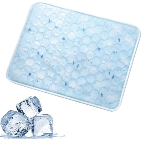 Coussin De Siège Gel Pour Chaise Bureau Tapis Rafraîchissant Été 40x30 cm Coussin Siège Bureau Pour Femmes Hommes Employés Conducteurs Gamers Usagers De Fauteuil Roulant (1/5)