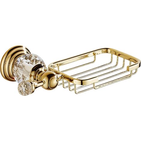 Porte-papier toilette mural, porte-savon en cristal, accessoires de (1/5)