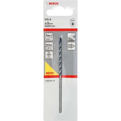 2608588136 - Punte per calcestruzzo CYL-5 3 x 50 x 90 mm