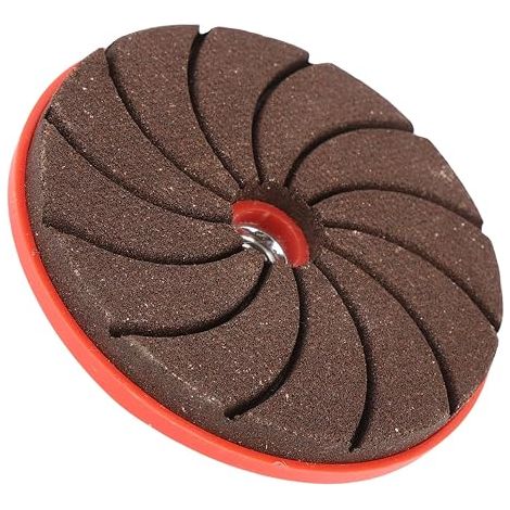 Jeu de Disques de Meuleuse d'Angle 100 Grains, Disques Abrasifs émeri pour le Nettoyage et la Finition des Carreaux de Pierre Métallique (1/5)