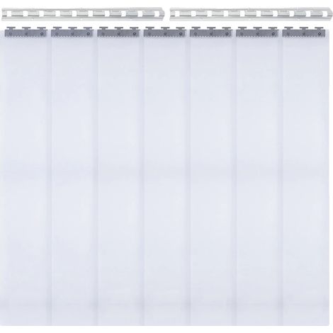Rideau de séparation, PVC durable, installation facile, Transparent (1/2)