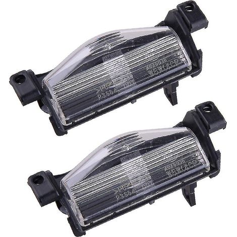 – coque de lampe de plaque d'immatriculation de voiture, 2 pièces, pour Mazda 2 3 M2 M3 2011 – 2013 (1/5)