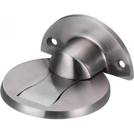 304 Stainless Steel Magnetic Door Stopper for Home Hotel Restaurant Office Brushed Silver [1pcs] (1/4)