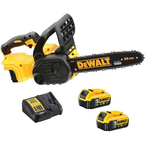 18/54V XR Kettensäge mit 30 cm Schwert (2x5,0 Ah) - DEWALT DCM565P2 (1/5)