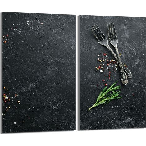 Glasschutzplatte für den Herd 2x30x52 Küche (1/5)