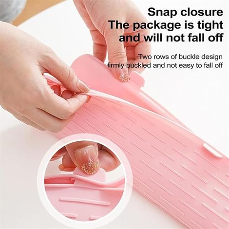 Grand Tapis Pochette Résistant à Chaleur Silicone Boucleur Cheveux, Vapeur, Sèche-Cheveux, Boucler, Lisser, Brosse Chauffante Lissante (23cm x 17cm) (1/3)