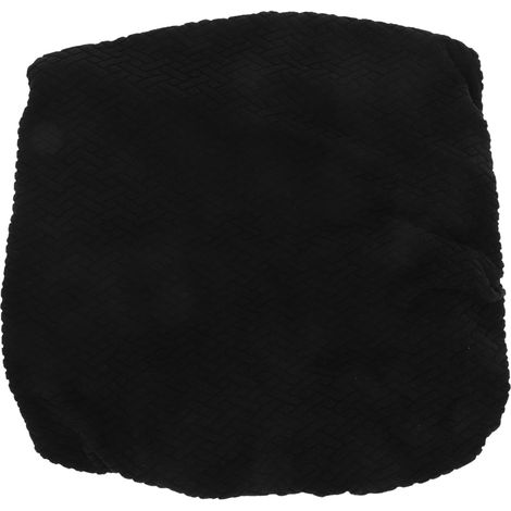 Housse de Siège de Chaise de Bureau Extensible en Polyester Noir, Protège l'usure Soleil, Adaptée pour Siège de 46-54 Cm, pour Maison et Bureau (1/5)