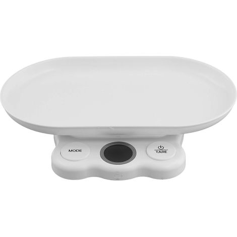 Balance portable pour animaux de compagnie, petite balance électronique pour chats et chiens (poids maximum 15 kg), avec plateau. (1/5)