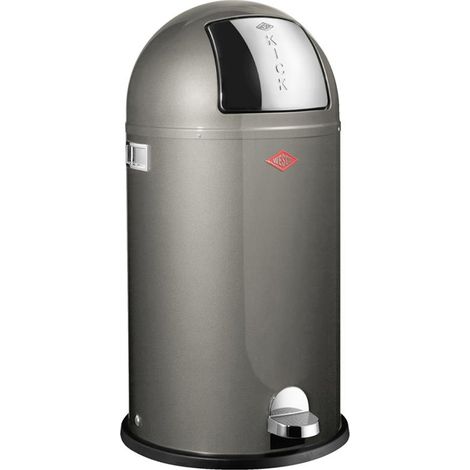 Wesco Mülleimer Kickboy graphit (1/3)