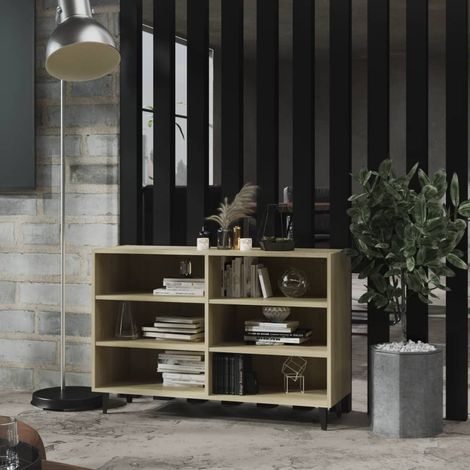 INLIFE Buffet Chêne sonoma 103,5x35x70 cm Aggloméré (1/5)