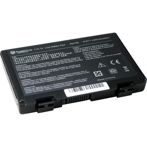 Trade-Shop Laptop Notebook Akku 4400mAh ersetzt Asus A32-F52 L0690L6 A-32-F-82 A-32-F-52 L-0690-L-6 für F K P Serie Asus Pro Serie X Serie F52 F82 P50 P81 K51 K60 K61 K70 Pro79 Pro88 Pro65 Pro66