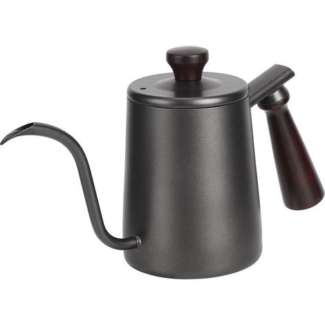 Bouilloire à eau, thé ou café en acier inoxydable de 700 ml avec bec long et étroit pour usage domestique (1/5)