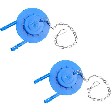 Clapets de Toilette Salle de Bain Bleu, Pvc (1/5)