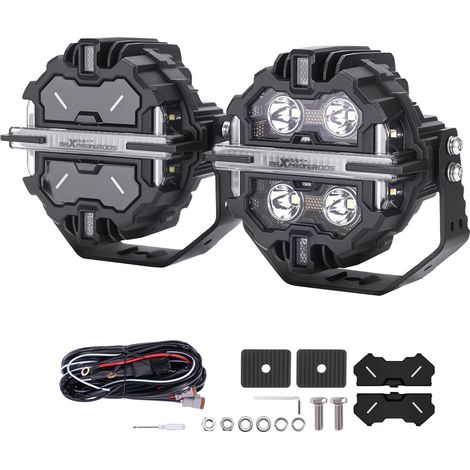 5" LED Light Bar Pod RGB DRL For Off Road SUV ATV Marine Boat 4WD IP68 212W (1/5)