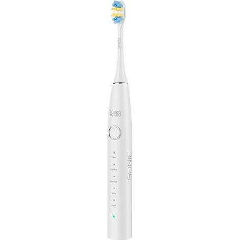 Cepillo de dientes sónico Teesa Sonic de 5 modos con estuche y cable, 2 cabezales.