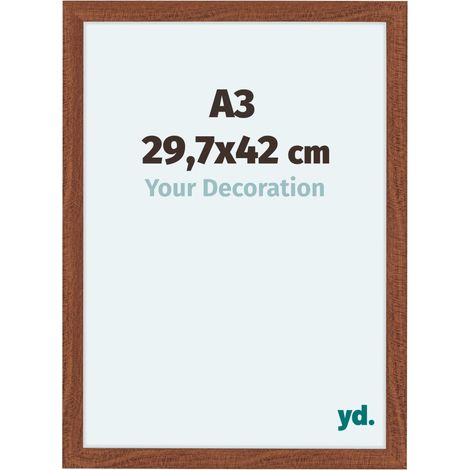 yd. - Cadre photo A3 29.7x42 - Noyer - MDF - Como (1/5)