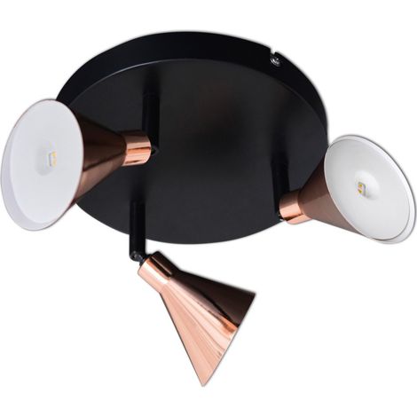 Naeve COPPER Spots de plafond à LED 3000K (1/4)