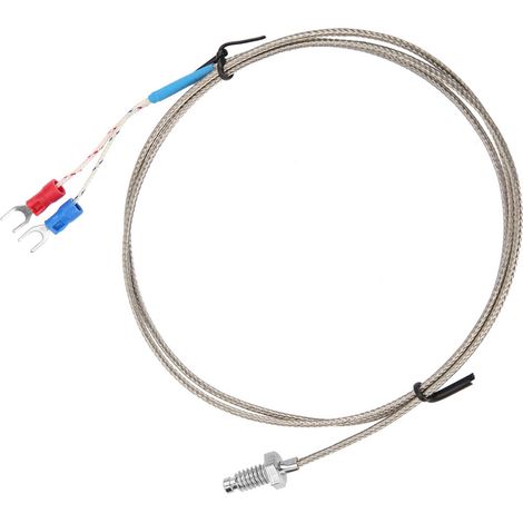 1 m langes M6 BSW-Schraubgewinde-Temperatursensorkabel, Typ K (Thermoelement) (1/5)