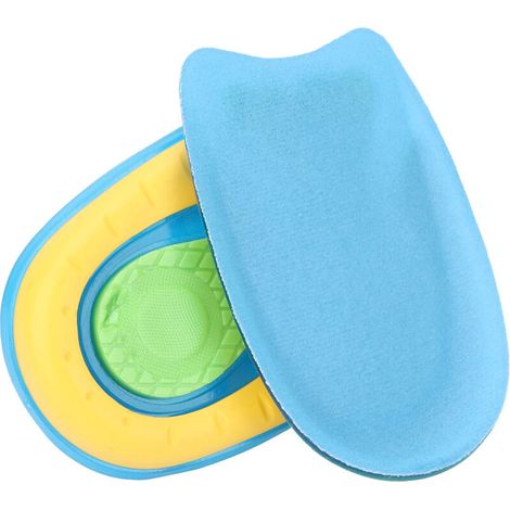 Bardusch-Tasses de Soutien du Talon Absorption de Chocs Semelle Respirante à Demi-talon Élastique pour Soulage Douleur (1/5)