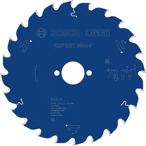 Bosch EXPERT Wood Circular Saw Blade 190 x 2/1.3 x 30 mm T24 2608644083