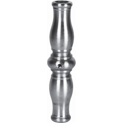 Garniture pour barreaux de Ø16mm - Hauteur 135mm largeur 32mm - Acier tourné - À visser - DECO FER FORGE (1/2)