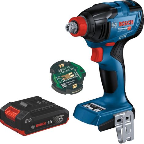 Visseuse à chocs sans fil Bosch GDX 18V-210 C Professional 18 V 210 Nm sans balais + 1 batterie 2,0 Ah + module Bluetooth GCY 42 - sans chargeur (1/5)