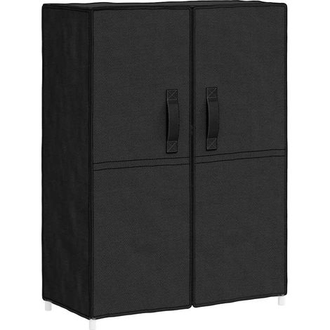 Maison Exclusive - Armoire à chaussures Noir 60x28x90 cm Tissu