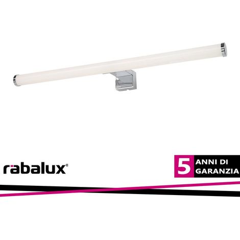 Applique bagno sopra specchio 50cm cromata LED 9W IP44 Rabalux (1/3)