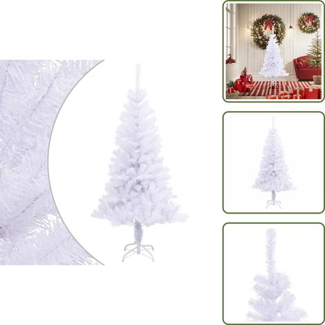 The Living Store Arbre de Noël artificiel avec support 150 cm 380 branches - Sapin de Noël (1/5)