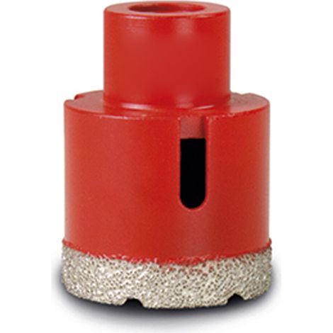 Couronne diamantée STAYER Ø45mm avec insert type M14 pour coupe multi-matériaux à sec couleur rouge (1/2)